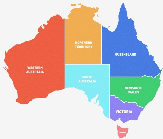 Australlia Map