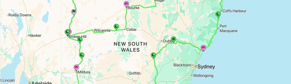 Map of Vic Tag a Long